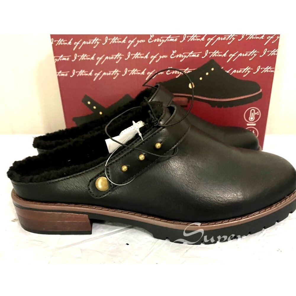 NEW Kensie Women's Wrylie Lined Clogs